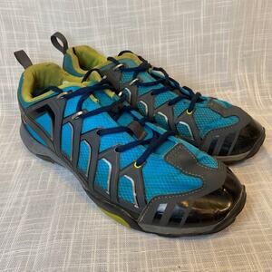 Shimano Waterproof Black Blue Cycling Shoes SH-MT34B Mens US 13.5 / EU 46